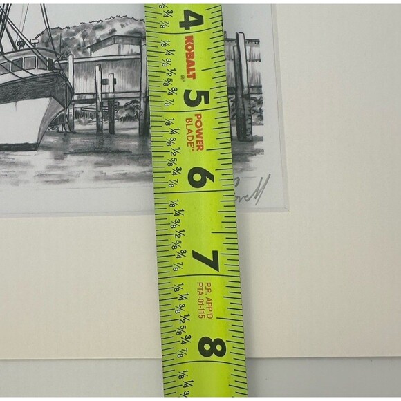 Original Pencil Signed Drawing by Gary Covell – Maritime / Nautical Artwork - Picture 9 of 10